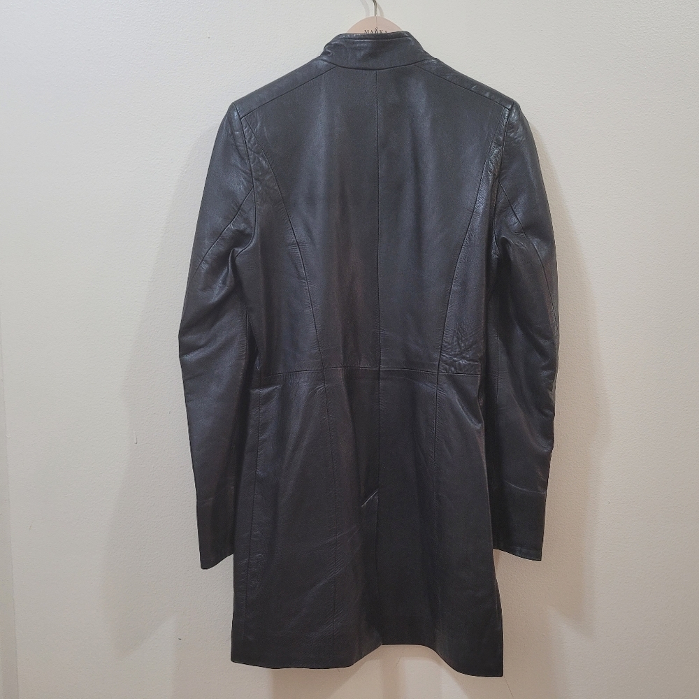 Dimitri long leather jacket - Picture 2 of 10